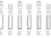 Q-10-GL14 Quartz Cuvette Screw Cap