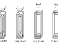 1-Q-10-MS Quartz Cuvette with stir bar cage